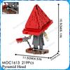 MOOXI MOC Сайлент Хиллс Красная Пирамида Вещи Фильм ужасов Игра Brickheadz Строительные блоки Подарок Игрушки Для детей Взрослых Кирпичики Медол