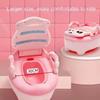 Folding Baby Urinal Seat Portable Boys and Girls Potties Cute Children's Toilet Chair  Urine Bucket