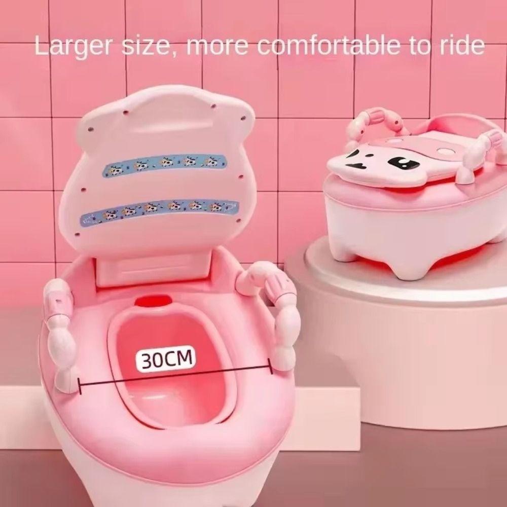 Folding Baby Urinal Seat Portable Boys and Girls Potties Cute Children's Toilet Chair Urine Bucket