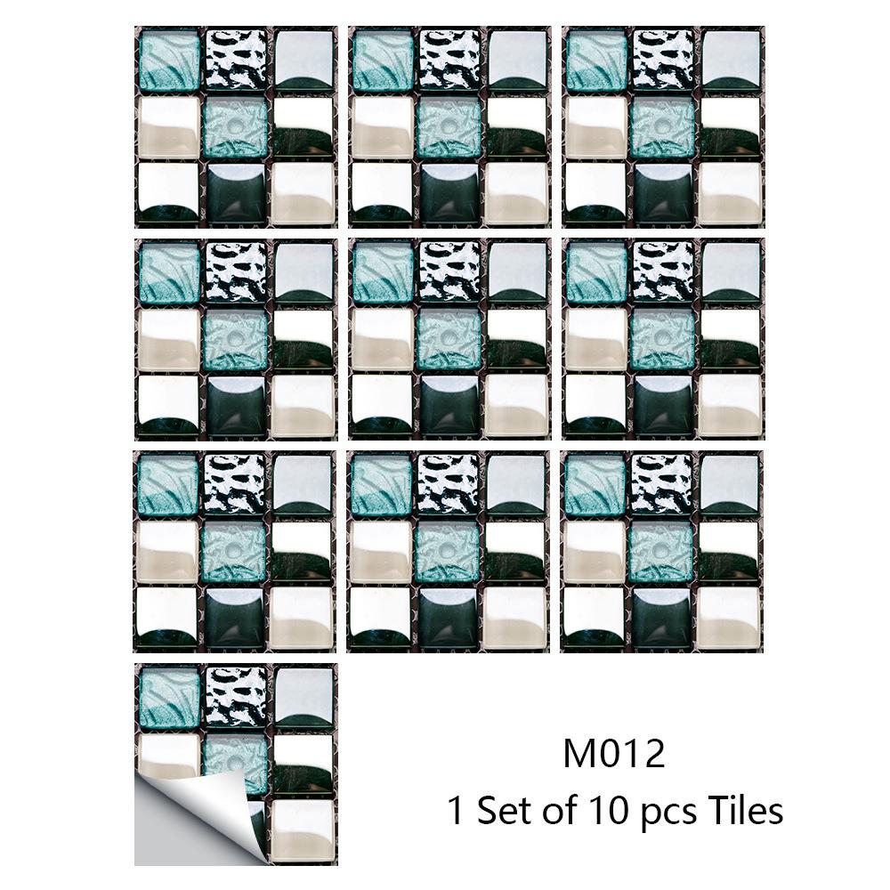 10 шт./компл. самоклеящиеся мозаичные наклейки в стиле имитации плитки на стену для гостиной, кухни, ванной комнаты, красивые наклейки на швы, товары для украшения дома