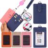Coin Bag Lanyards Wallet Protect Cover Bag Credit Card Holder ID Badge Holder Strap Card Holder