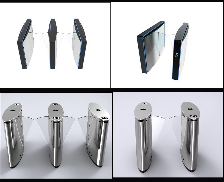 Anti-static Turnstile Gate for Pedestrian Access Control and ESD Detection