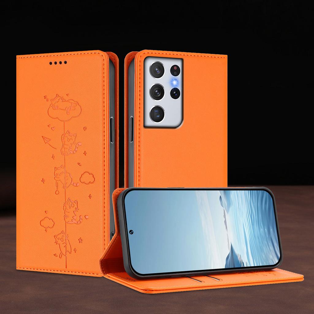 Magnetic Leather Wallet Flip Cover For Samsung Galaxy S21 Ultra S21 Plus S21 FE S21 S20 FE S20 Ultra S20 Plus S20 Case