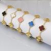 15MM Five Flowers Laser Bracelet 18K Four Leaf Clover Bracelet Ladies Bracelet