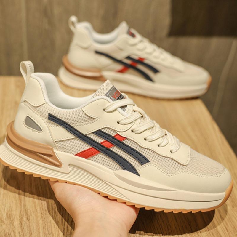 Мужские кроссовки люксовые сетчатые дышащие повседневные беговые кроссовки мужские теннисные тренировочные кроссовки на шнуровке мужская обувь