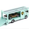 Movable Joint Rescue Engineering Vehicles Diecast Metal City Rescue Trailer Toy  Gifts for Kids