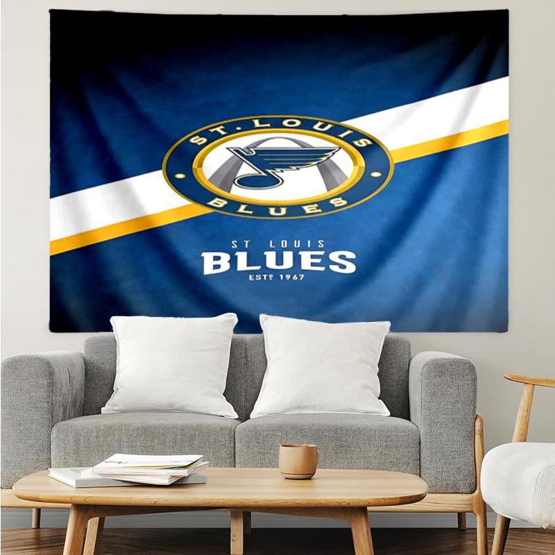 1PC Blues Louis Crest Tapestry Accessories Playroom Tapestry, for Bedroom,Livingroom, dormitory Room Wall Decor Fan Birthday Gifts