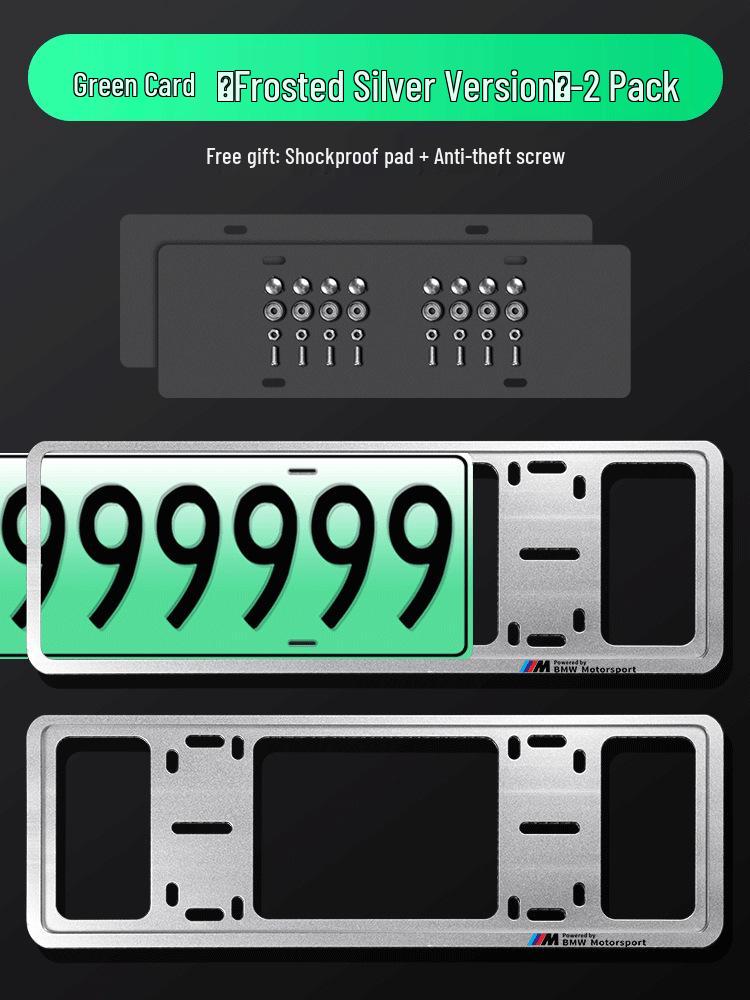 Рамка номерного знака из углеродного волокна для BMW X1, X2, X3, X4, X5, 1 серии, 3 серии, 5 серии