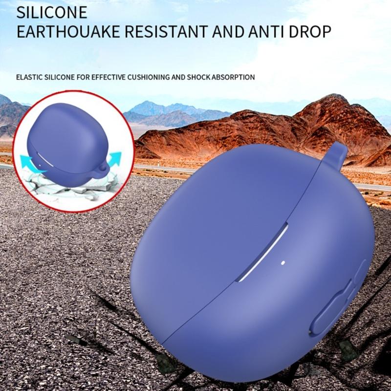 Soft Silicone Earphone Covers Secure Fit Lightweight Design For MeloBuds N60 Earbuds Case Protective Shell Extended Use