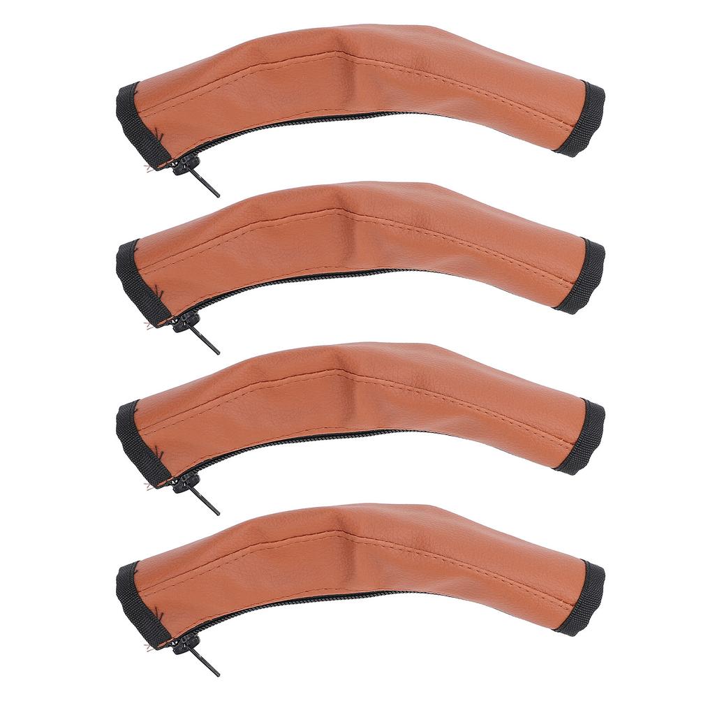 4pcs Stroller Handle Cover PU Lther Washable   Baby Pram Handle Sve  or with   Stroller Accessories