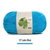 Набор пряжи из 5 нитей combed milk cotton для ручного вязания шарфов, средней толщины, материал для вязания пледов своими руками, вязания крючком.
