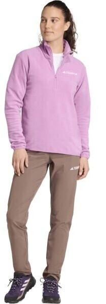 Adidas Terrex Multi Essentials Half Zip Fleece Jacket purple AFAL