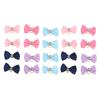 20pcs Pet Hair Bows Handcrafted Cute Fashionable Dog Grooming Topknot with Rubber Band for Puppy