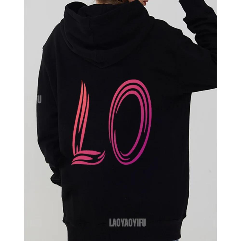 Printed Love Couple Sweatshirt Lover Hoodie for Both Men/ Women Autumn Long-sleeved Hoodie for Women Couple Matching Streetwear