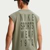 Nike Мужские майки Зеленые С круглым вырезом Умеренные