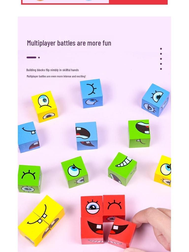 Interactive Face-Changing Cube Game: Enhancing Toddler Logic & Parent-Child Fun