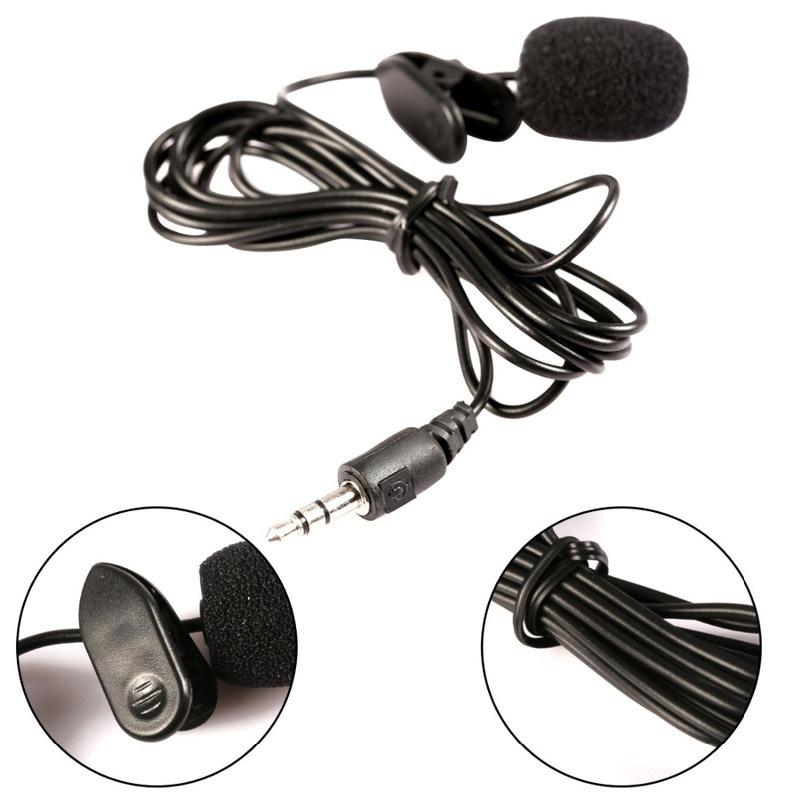 1 ПК Мини Hands Free клипса на лацкан микрофон для ПК ноутбука ноутбук студийный микрофон
