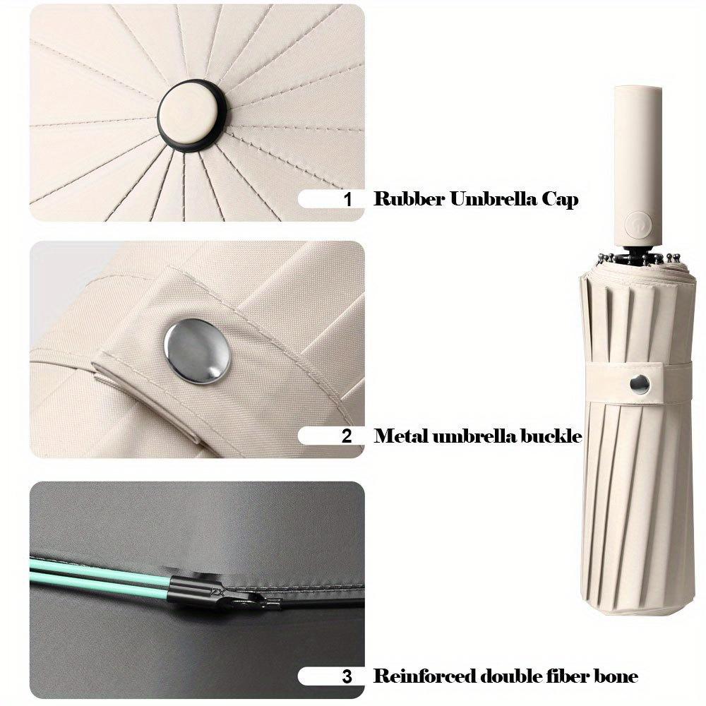 16K Двойные Кости Большой Зонт Мужской Женский Ветрозащитный Компактный Автоматический Зонт 10K Бизнес Роскошный Зонт От Солнца Дождя Путешествия