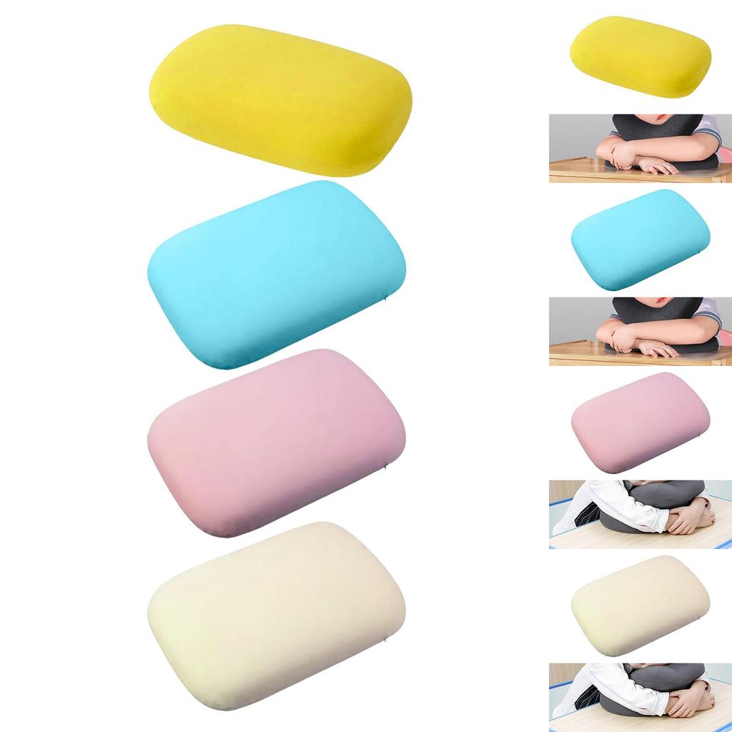 Napping Pillow Washable Cover Ergonomic Portable Bed Pillow Versatile Soft Sleeping Pillow for Bedroom Office Salon Travel