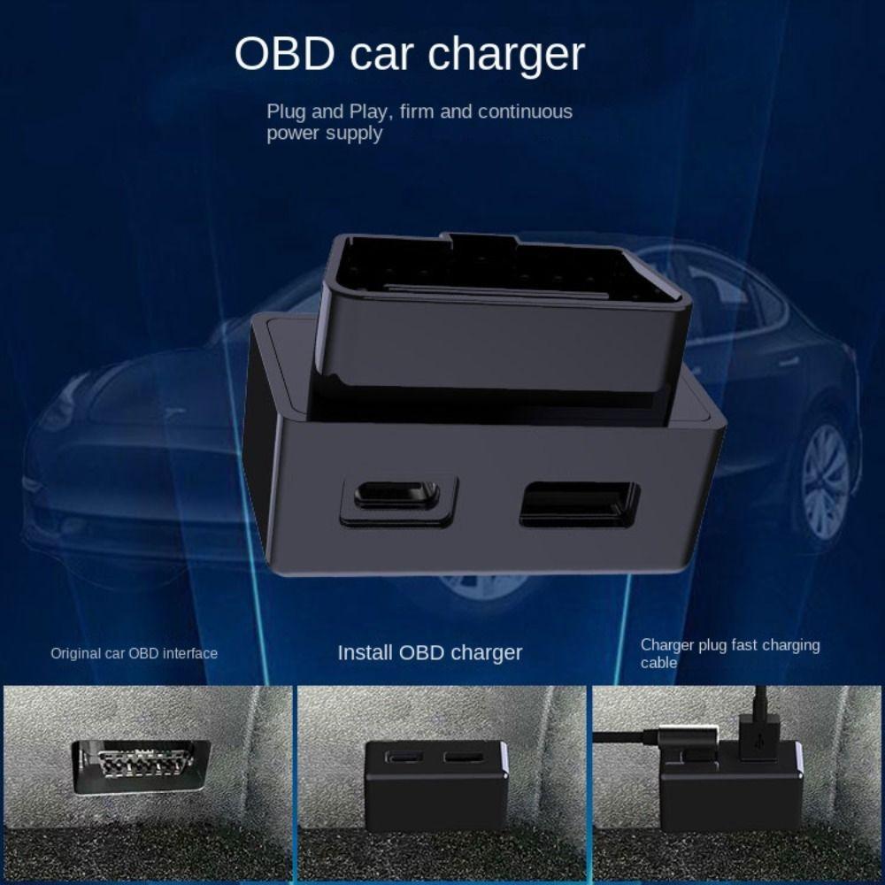 OBD OBD Adapter Charging Wall Adapter OBD Plug Ports Extender Phone Charge OBD Car Charger ATV
