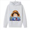 Anime One Piece Hoodies Luffy Casual Ace Law Roronoa Zoro Luffy Streetwear Kids Boys Sweatshirts Pullover Hooded Fashion Costume