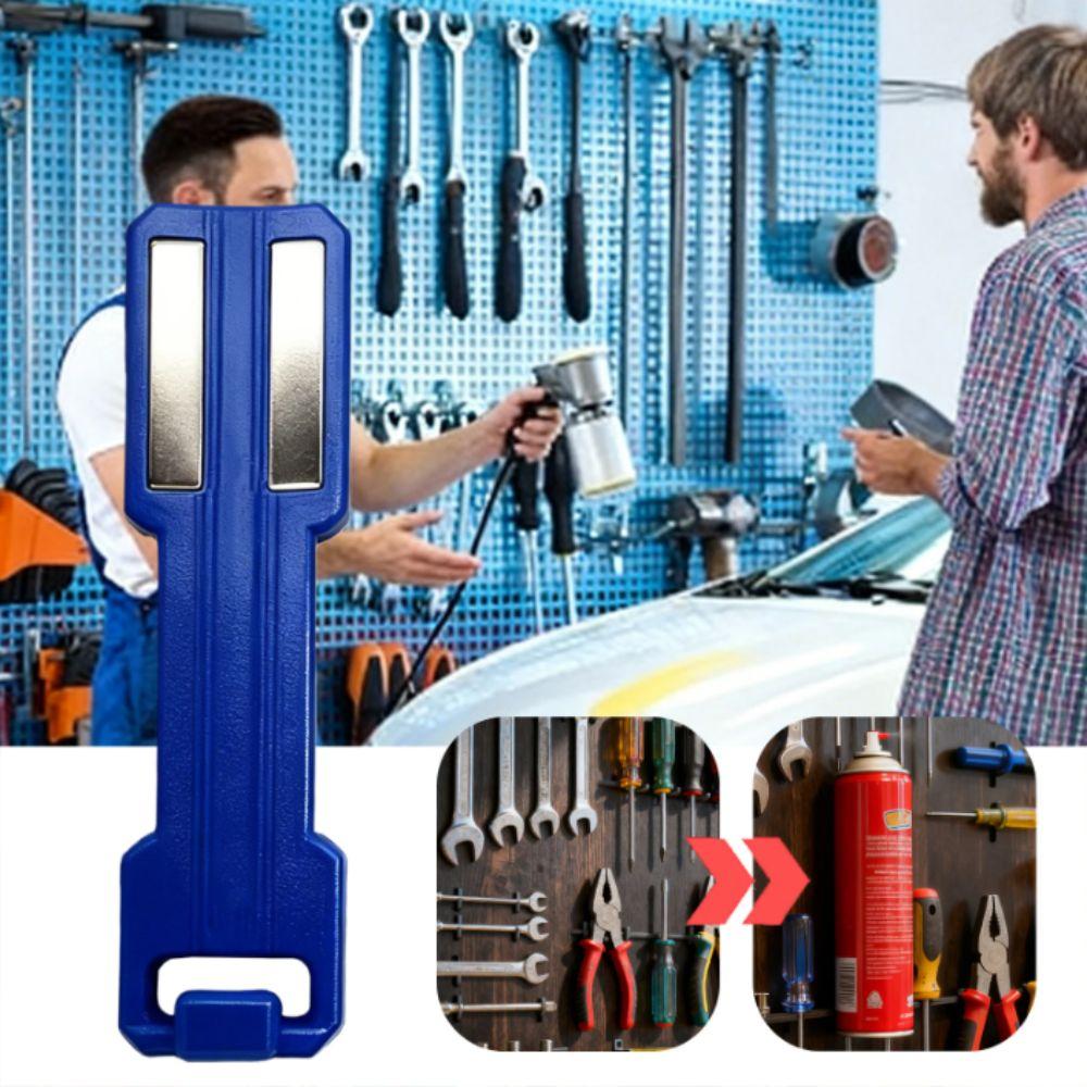 Blue Magnetic Can Organizer 6 Colors Magnetic Spray Can Holder Holder Magnetic Organizer  Tool Box