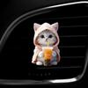 Освежитель воздуха для кошек в автомобиле, диффузор, вентиляционный клапан, зажимы для духов, вентиляционный зажим для воздуховода, украшение салона автомобиля