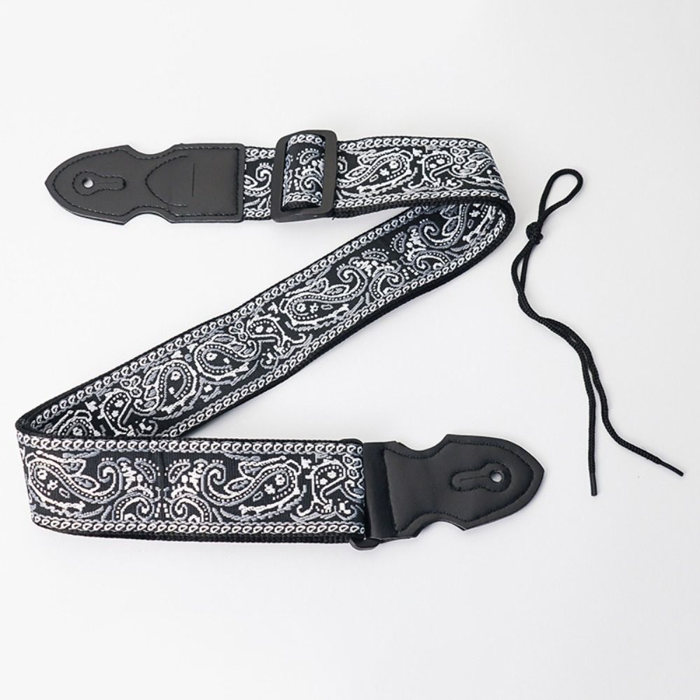 Регулируемый ремень для гитары, этнический стиль, гитарный плечевой ремень, расширяющиеся ремни для электрогитары, укулеле