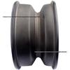 ATV Four-Wheel Beach Buggy Kart with 23x7-10 and 21x7-10 Inch Steel Wheels, Four-Hole Front Wheel Hub - Black