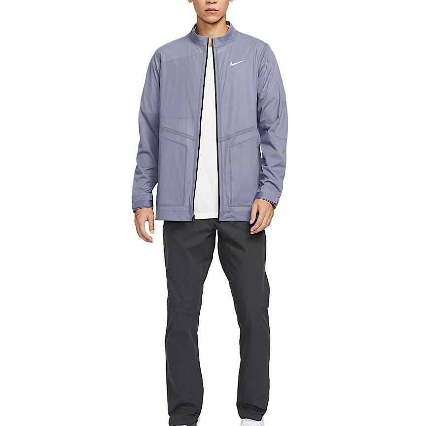 Nike Ветрозащитная Водонепроницаемая Куртка для Гольфа Storm-Fit FW25 ADV с Застежкой-Молнией и Воротником Мужская Куртка DZ5385-003