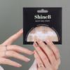Набор полосок для ногтей Shinebee Gel Fit, 20 шт., гелевые наклейки для ногтей, 1 шт., 69248, современный твидовый френч