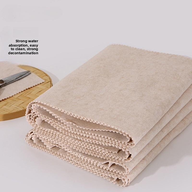 Кухонные тряпки из растительных волокон, бытовые суперабсорбирующие салфетки для уборки, чистящие губки без содержания масла