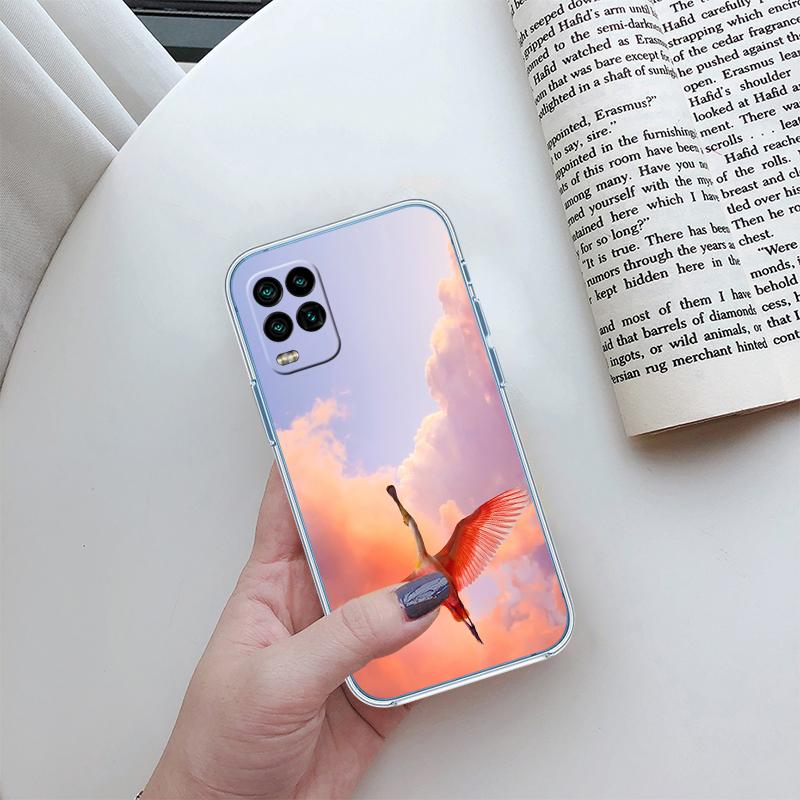 RP31 Flamingos Pink bird Transparent Phone Case for Samsung Galaxy A04 A04S A14 A23 A34 A54 M23 M33 M52 M53
