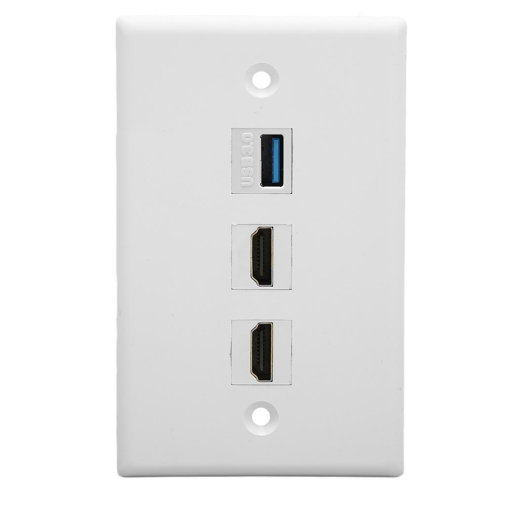 Настенная панель HD Multimedia Interface Ethernet USB 2 порта HD Multimedia Interface Keystone 1 порт USB 3.0