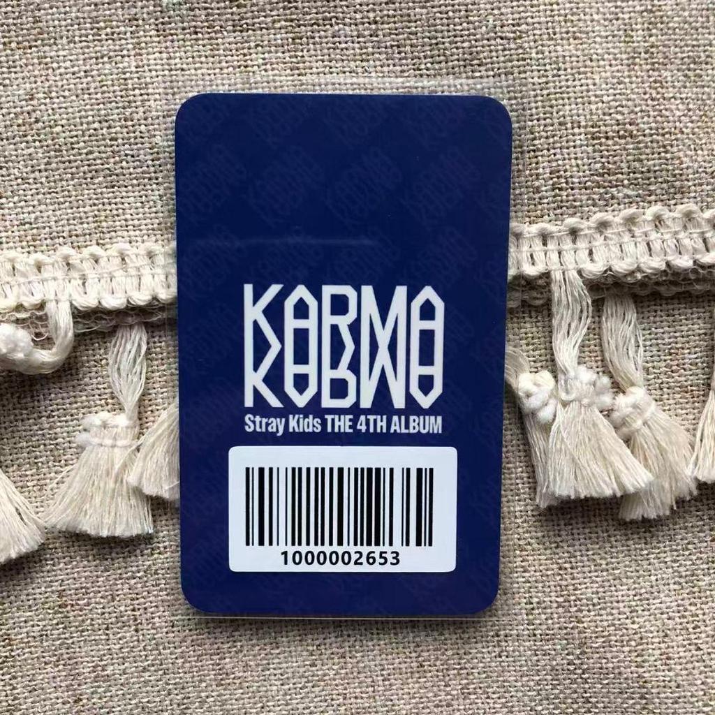 [USED] StrayKids KARMA FANS ReSpa Purchase Bonus Trading Card Hyunjin