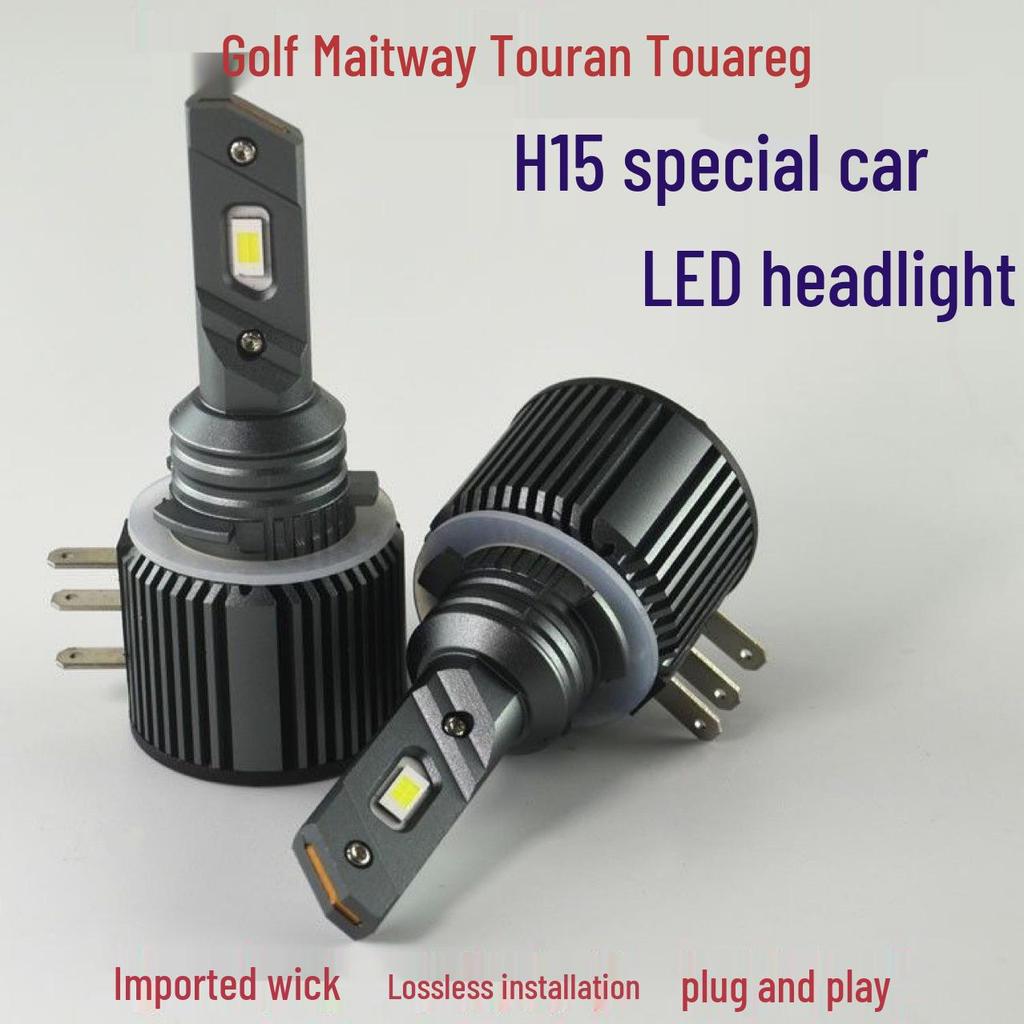 Volkswagen Golf 7 LED Headlight H15 High Beam Bulb for Sportsvan, Touran, Touareg