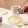 Силиконовые смоляные формы для DIY-поделок из эпоксидной смолы, Круглая форма для подставки-костера с цветами, Идеально для декора и изготовления персонализированных подарков