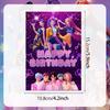 12 шт. K-pop Охотники на демонов Пригласительная открытка на вечеринку Аниме Детская открытка на день рождения Одностраничная пригласительная открытка Украшение для вечеринки