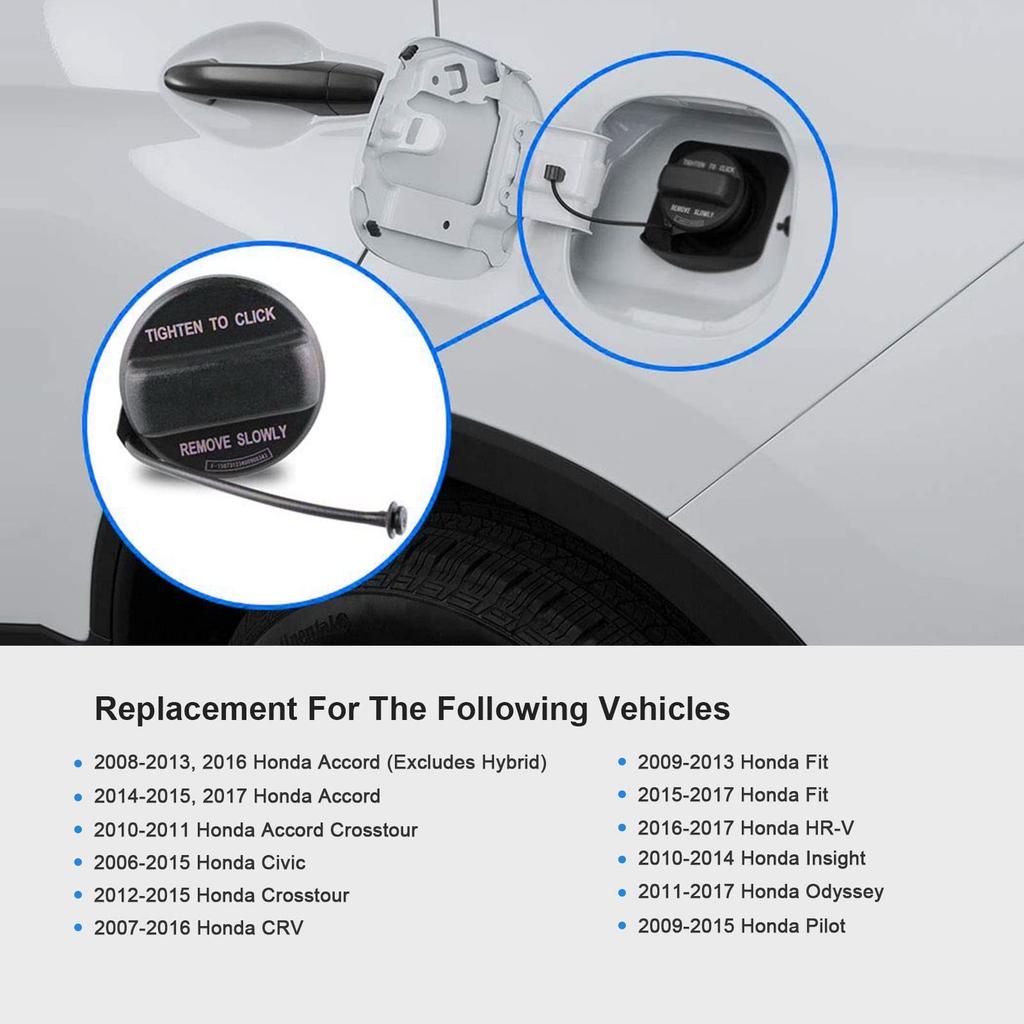 17670-T3W-A01 Крышка бензобака для Honda, Крышка топливного бака автомобиля, Заглушка заливной горловины для Honda Accord 2008-2013
