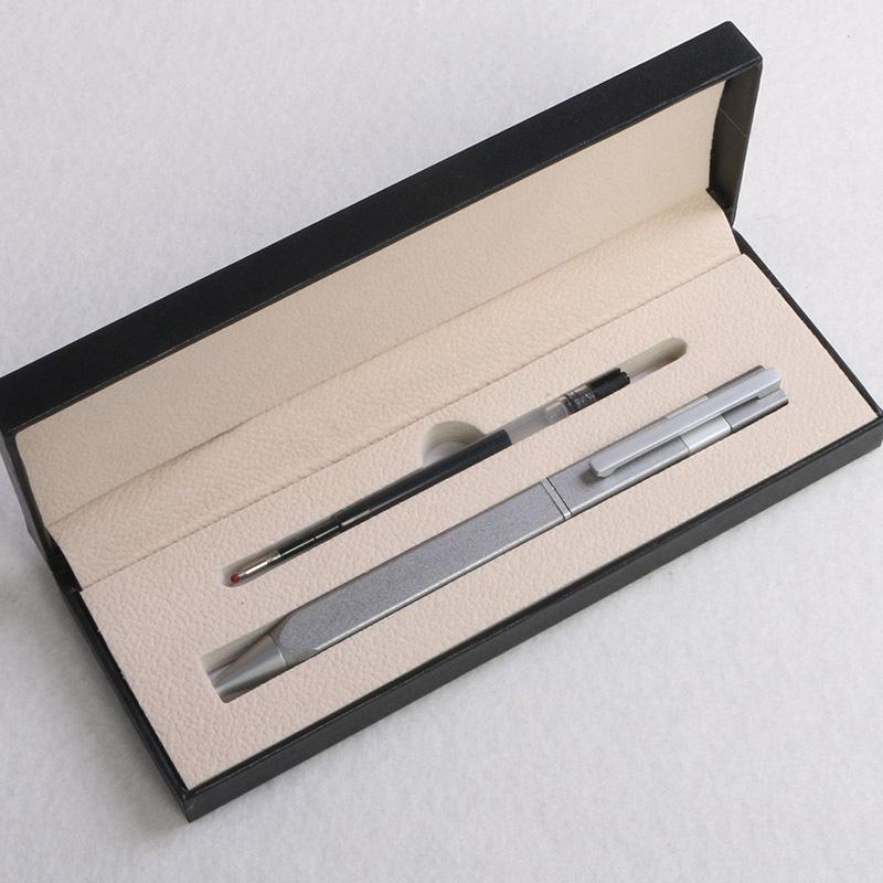 Direct Supply Aluminum Rod Oxidation Rotating Square Ballpoint Pen Exquisite Light Luxury Signature Pen Enterprise Welfare Advertising Gifts