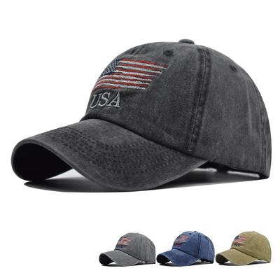 Шляпа Стираная бейсболка Old Flag Classic USA Cotton Hat