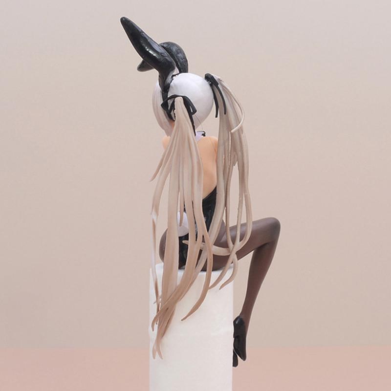 Anime Figure Kasugano Sora Sexy Bunny Girl PVC Action Ollectible Model Decor Car Ornaments Toy