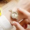 New Women's Quartz Watch Rhinestone Women's Watch Small Dial Slim Bracelet Free Adjustment Jewelry Quartz Watch