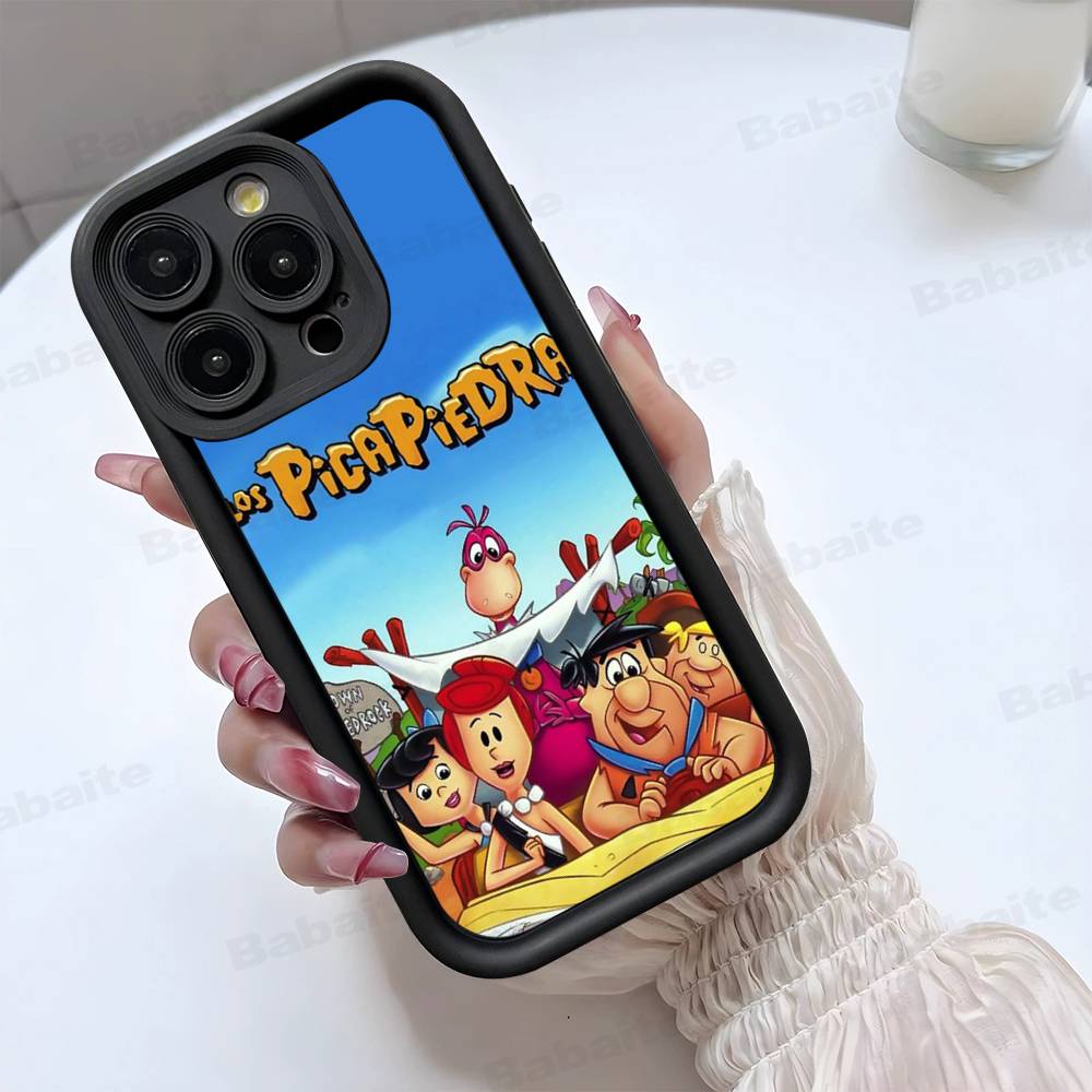 The Flintston es Cartoon Phone Case For IPhone 17 16 15 14 13 Pro Max Plus 12 11 Cover