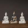 Southeast Asia Buddha Statue Ornaments Mini Zen Home Living Room Entrance Decoration Resin Craft Decorations