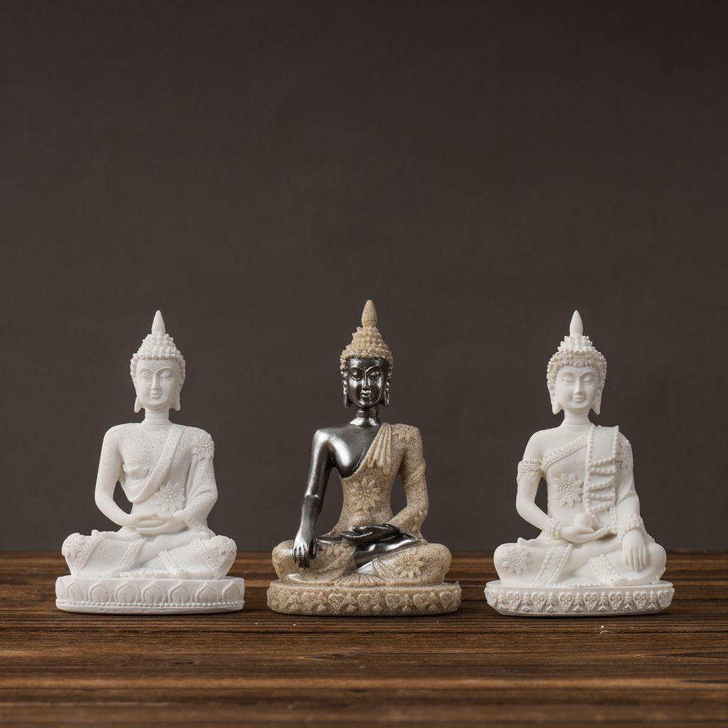 Юго-Восточная Азия Статуя Будды Украшения Мини Дзен Домашний Гостиный Вход Украшения Из Смолы