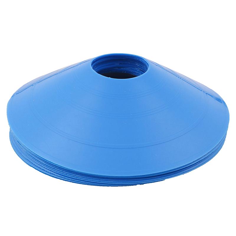 10Pcs/Set Soccer Discs Bucket Marker Training Sign Flat Cones Marker Discs