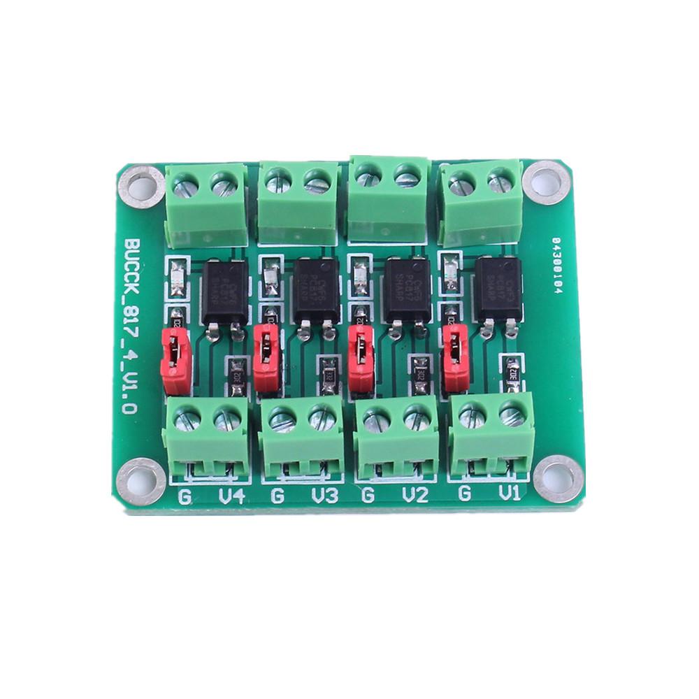 2/4 Channel Optocoupler Isolation Board Voltage Converter Adapter Module 3.6-30V Driver Photoelectric Isolated Module PC817