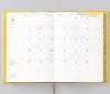 [April Start] SUNNY SCHEDULE BOOK weekly 2022 amber brown
