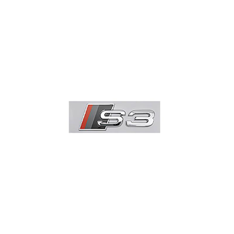 New ABS Plastic for qaz16 S3 S4 S5 S6 S7 S8 Letter Side Decal Rear Stickers Car Body Trunk Emblem Badge Decoration Accessories